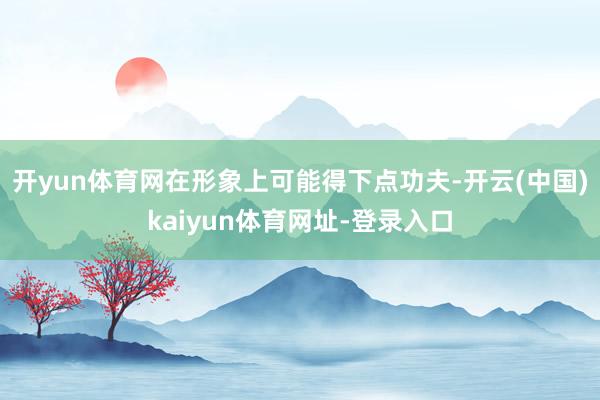 开yun体育网在形象上可能得下点功夫-开云(中国)kaiyun体育网址-登录入口